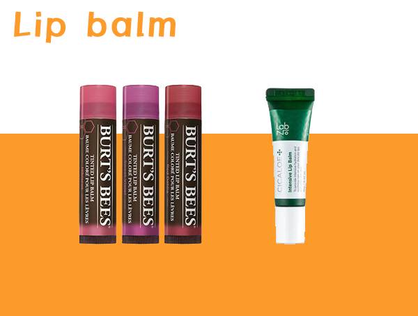 출처: 버츠비 - 틴티드 립밤 / 랩노 - 시칼로에 인텐시브 립밥