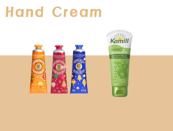 출처: 록시땅 - 허니 하베스트, 페스티브 가든, 홀리데이 시어 핸드 크림 / 카밀 - 핸드 앤 네일 클래식 크림