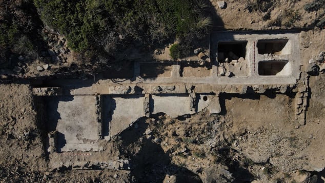 트라팔가르곶에서 발굴된 로마식 절임 식품 저장 시설.