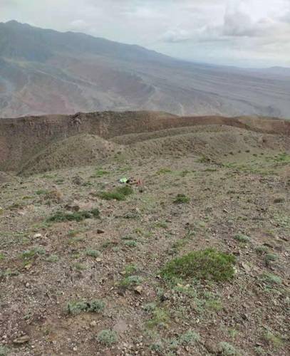 중국 산악마라톤 대회 장소. 웨이보 캡처