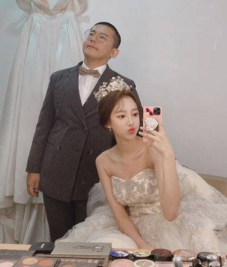 BJ 철구와 외질혜. 외질혜 인스타그램