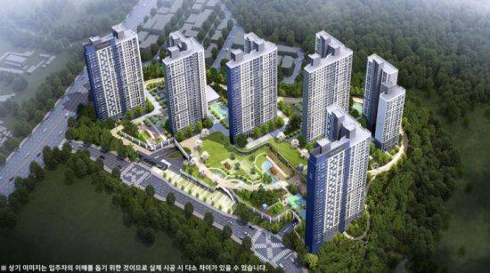 [더샵 오산엘리포레 조감도]