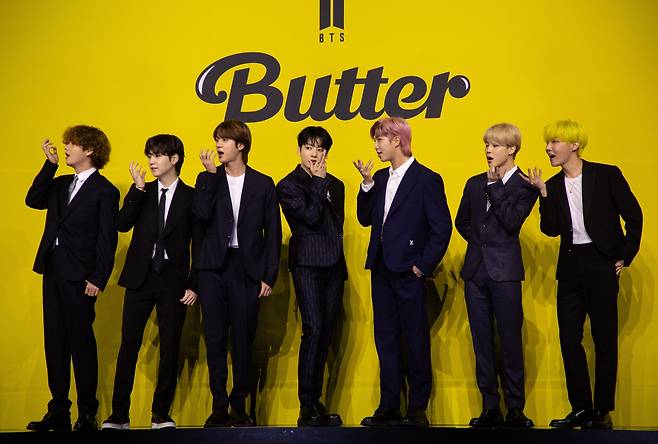 방탄소년단(bts)의 새 디지털 엘범 '버터(Butter)./연합뉴스