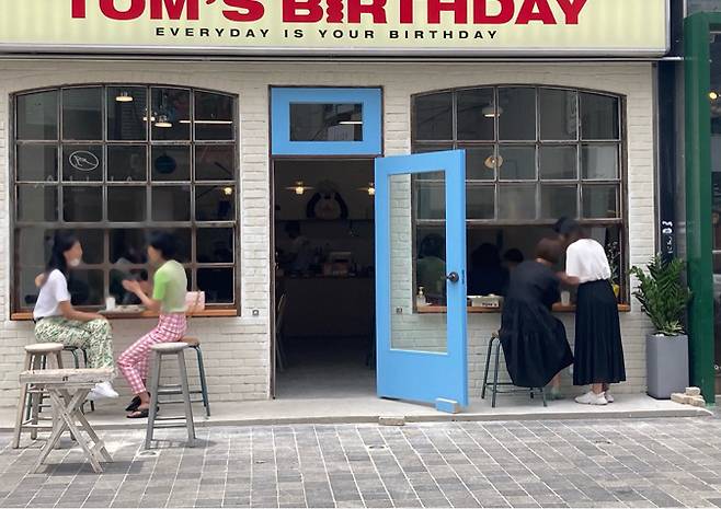 서울 압구정로데오 거리에 위치한 한 카페. [사진 촬영=신미진 기자]