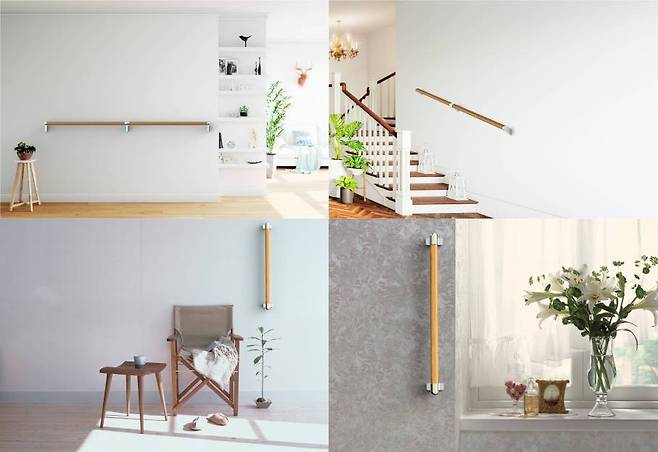 세비앙의 복지용구 안전손잡이 설치 모습, 출처: 세비앙