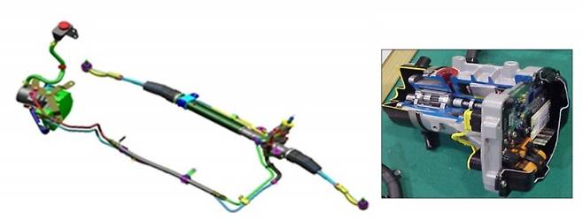 전기유압식 동력조향장치와 전기모터식 오일펌프