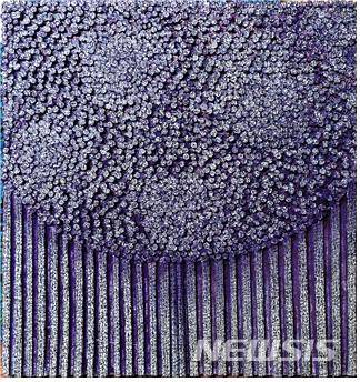 [서울=뉴시스] 헤아림의 꽃길. 65x60㎝, 한지및혼합재료, 2021년작, (사진 출처= 허회태 작가 제공) 2021.06.02. photo@newsis.com