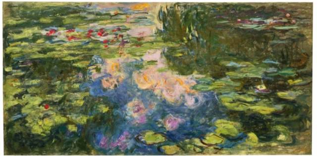 지난 5 12일 뉴욕 소더비 경매에서 약 800억원에 낙찰된 모네의 ‘수련연못’/사진=소더비