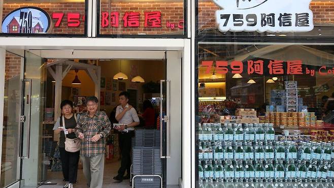 홍콩의 일본과자 판매 체인점 ‘오싱 하우스’ 759호점.게티이미지 자료사진