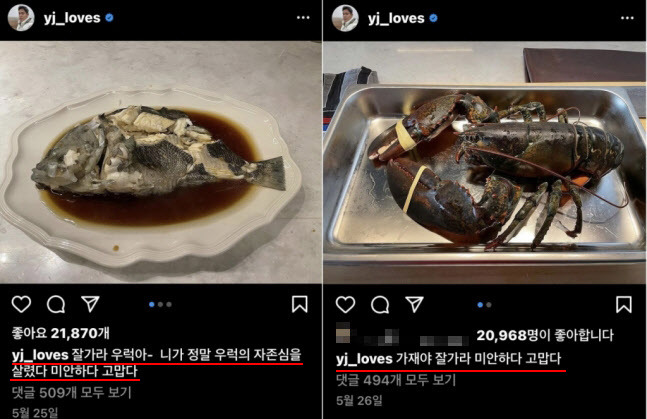 (사진=정용진 신세계그룹 부회장 인스타그램 갈무리)