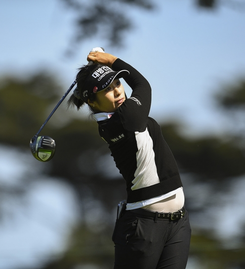 2021년 미국여자프로골프(LPGA) 투어 메이저 골프대회인 제76회 US여자오픈 우승에 도전하는 이정은6 프로가 3라운드에서 경기하는 모습이다. 사진제공=USGA/Robert Beck