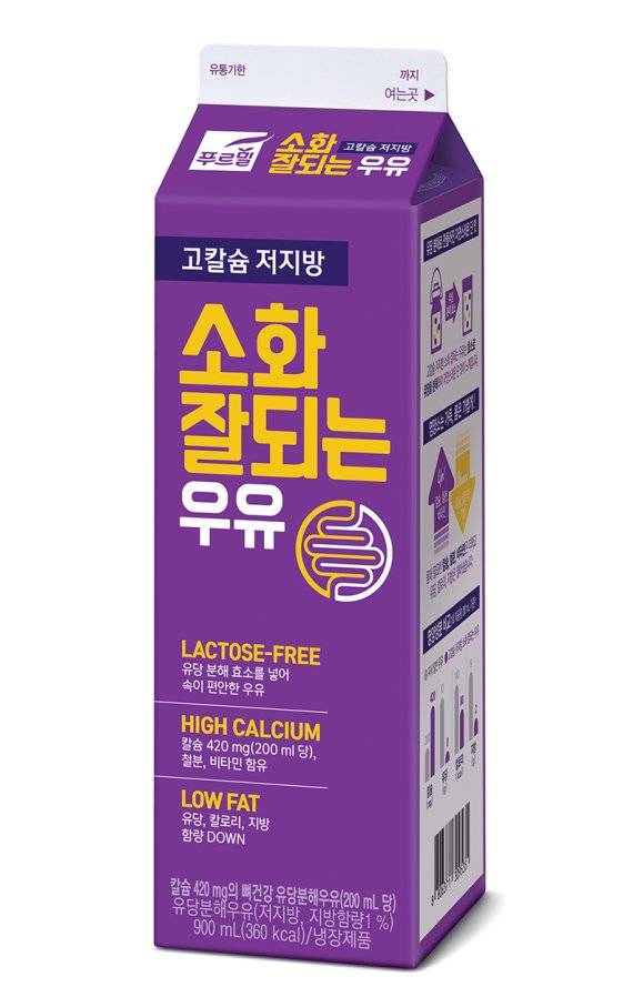 푸르밀 '고칼슘 저지방 소화 잘되는 우유'