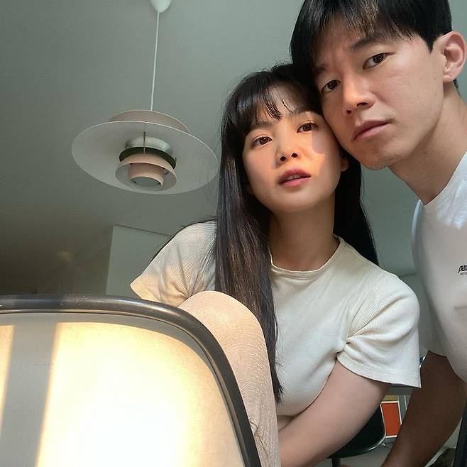 ▲ 윤승아(왼쪽)와 김무열. 출처ㅣ윤승아 SNS