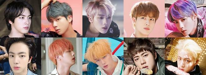 '울프컷의 아이콘' 방탄소년단 진, 글로벌 패션 이끄는 '美의 남신'