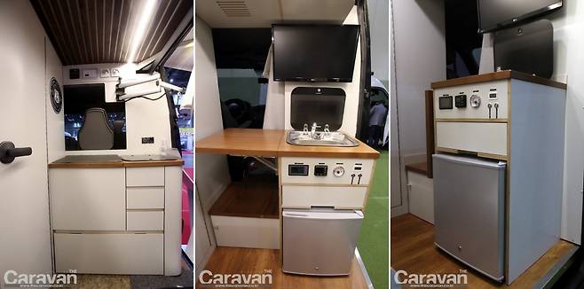 모델별로 구성과 디자인은 조금씩 달라질 수 있다. (좌측) 월든 익스페디션, (중앙/우측) 컴포트 워크스루 적용 모델