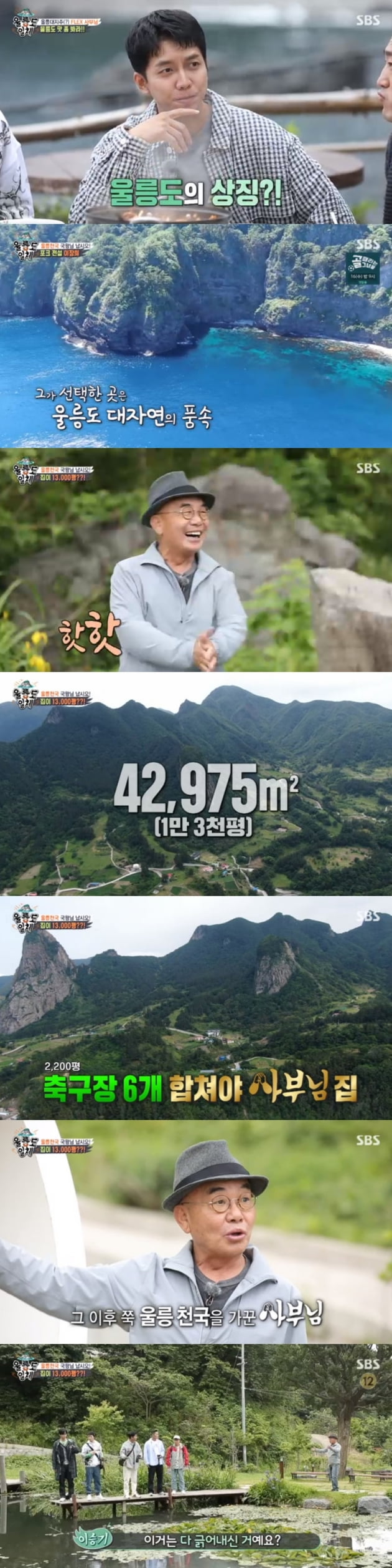 All The Butlers Yi Jang-hui introduced the home of Ulleungdo.SBS All The Butlers, which is broadcasted on the 13th, starred folk legend Yi Jang-hui as master.Yi Jang-hui lives in Ulleungdo, where members headed for Ulleungdo.Yi Jang-hui said, Ulleungdo is my heaven, and introduced his house as 13,000 pyeong, which surprised everyone.He said, I made a garden while farming, he said, introducing the flagpole peak with a wonderful peak.a fairy tale that children and adults hear togetherstar behind photoℑat the same time as the latest issue