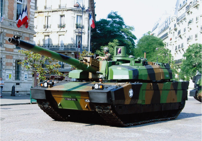 프랑스 AMX-56 르클레르 전차. [위키피디아]