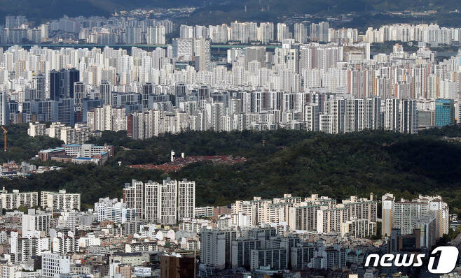 서울 시내 아파트 단지 모습. 2020.9.18/뉴스1 © News1 민경석 기자