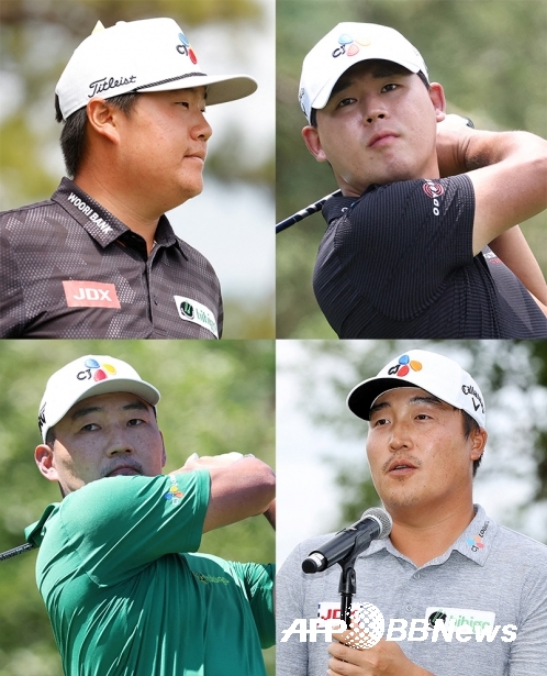 2021년 미국프로골프(PGA) 투어 메이저 제121회 US오픈 골프대회에 출전하는 임성재, 김시우, 이경훈, 강성훈 프로. 사진제공=ⓒAFPBBNews = News1