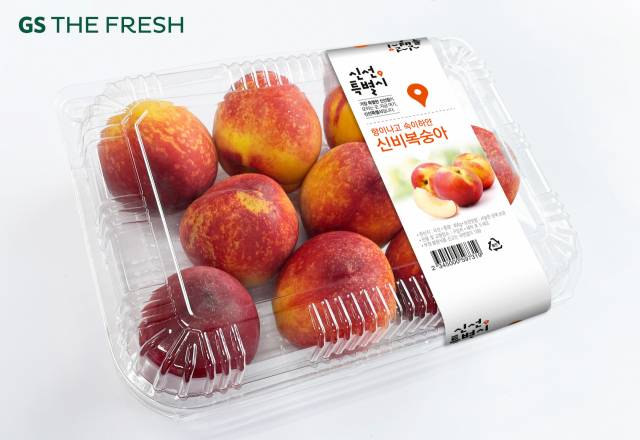 GS더프레시의 신비복숭아/사진 제공=GS더프레시