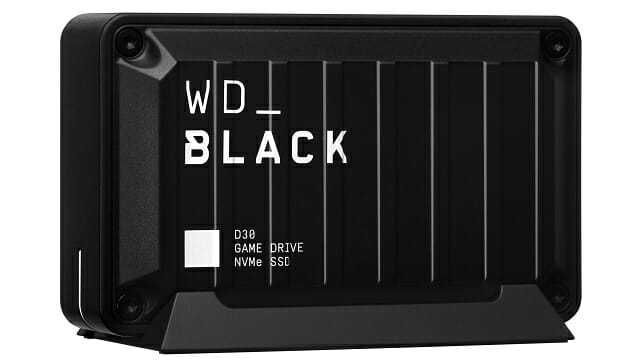 WD_BLACK D30 게임 드라이브 SSD. (사진=웨스턴디지털)