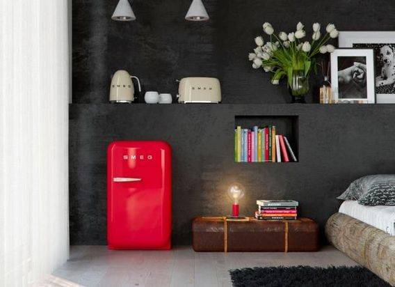 이탈리아 가전 브랜드 스메그의 소형 냉장고. /스메그코리아 제공