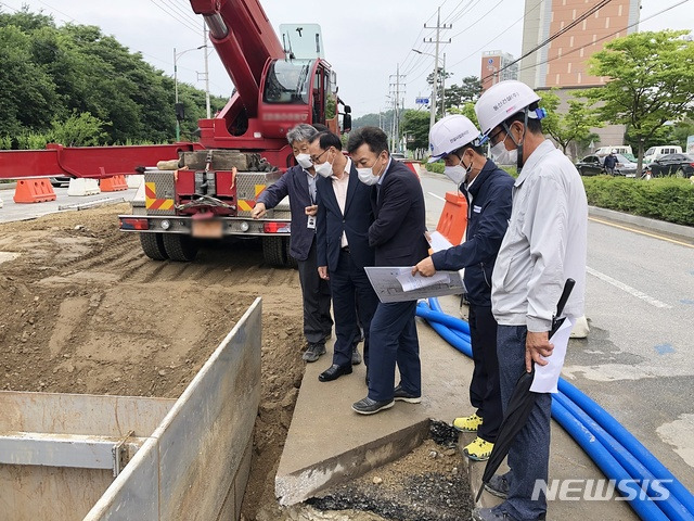 대구지방환경청, 하수관 정비 현장점검