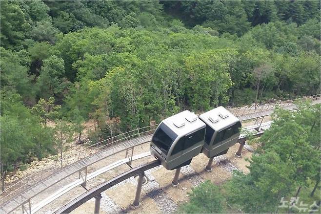 모노레일 자료사진(기사와 관련 없음). 김용완 기자