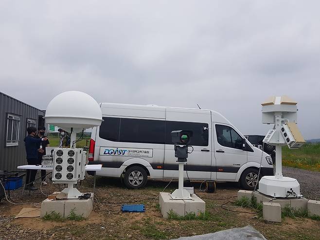 군에서 시범운용 '레이더(RADAR) 연동 안티드론 통합솔루션' [방사청 제공]