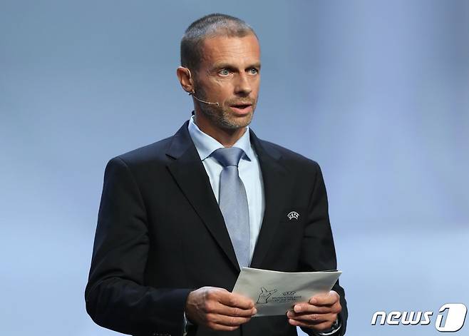 알렉산더 체페린 UEFA 회장. © AFP=뉴스1