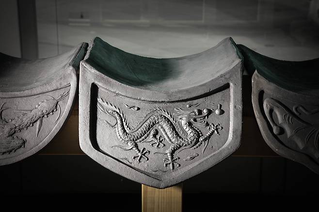 국보 숭례문 암막새. [사진 조선와요]