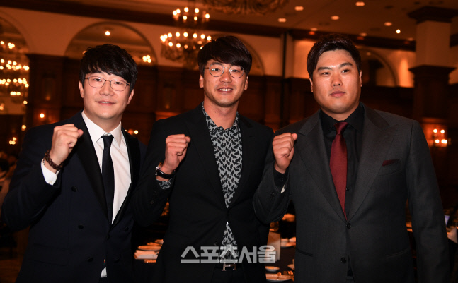 양현종, 김광현, 류현진(왼쪽부터). 스포츠서울DB