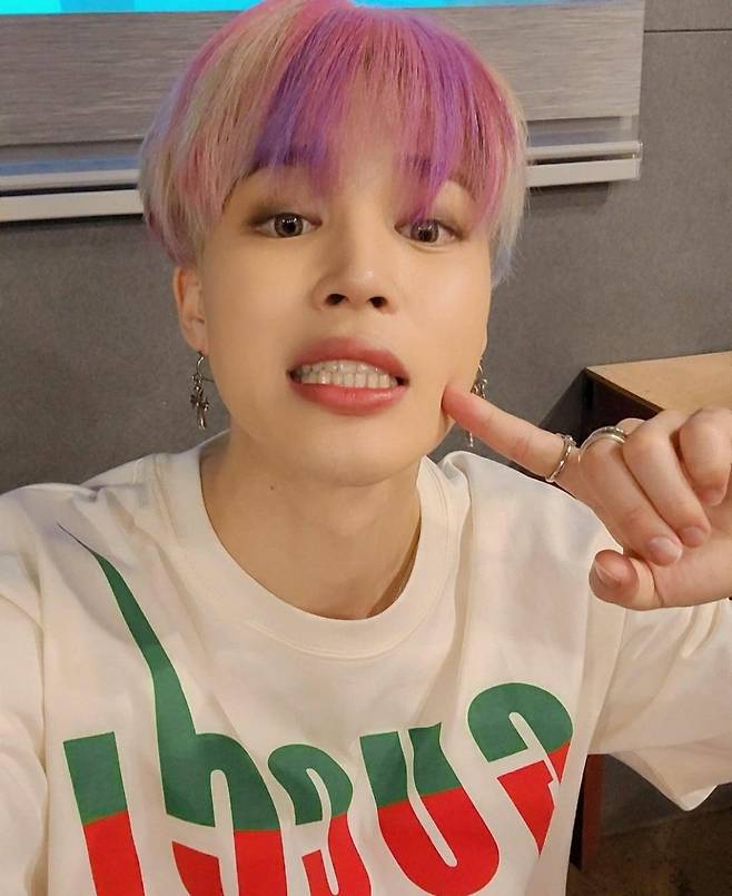 BTS 지민 지민 인스타그램 갈무리. 재판매 및 DB 금지.