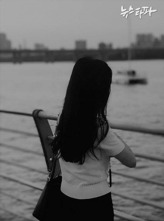 '정보사 군인 성폭행 사건'의 피해자 한서은(가명) 씨.