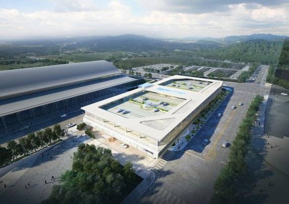 <광명역 B주차빌딩 조감도>