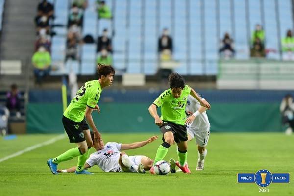 양주시민축구단과 경기. 대한축구협회