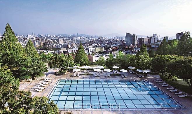 그랜드 하얏트 서울 야외수영장