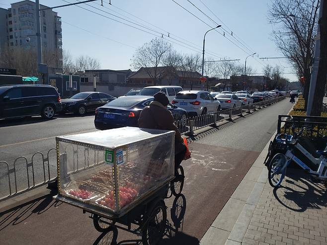 꽉 막힌 베이징의 도로 (베이징=연합뉴스) 심재훈 특파원
