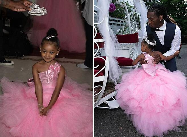 래퍼 카디비의 딸 컬처 키아리/사진=카디비 인스타그램