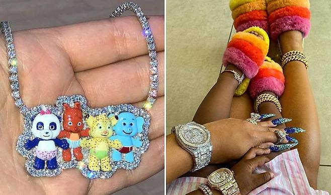 카디비가 딸 컬처 키아리를 위해 준비했던 1번째 생일선물(왼쪽), 2번째 생일선물(오른쪽)/사진=엘리엇 엘리안트, 카디비 인스타그램