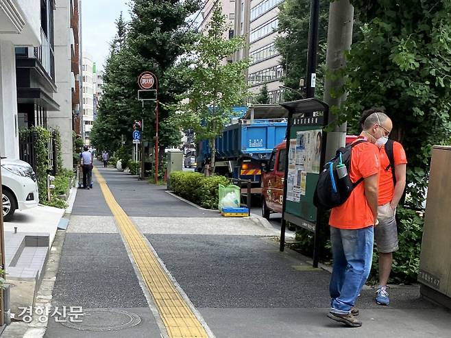 14일 2020 도쿄올림픽 취재진이 머물고 있는 도쿄 분쿄구 미디어호텔 인근 거리가 한산하다.  2021. 7. 14 도쿄=올림픽사진공동취재단