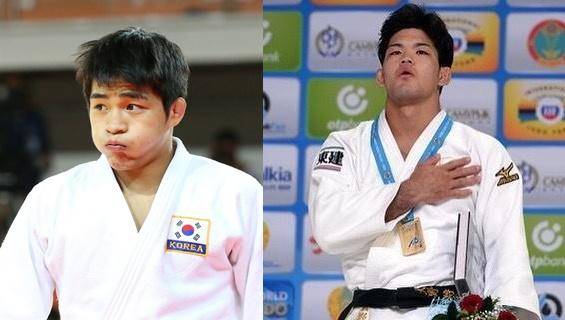 2020 도쿄올림픽 남자 유도 73kg급 맞대결이 예상되는 한국의 안창림(왼쪽)과 일본의 오노 쇼헤이. 한국일보 자료사진ㆍ오노 쇼헤이 인스타그램