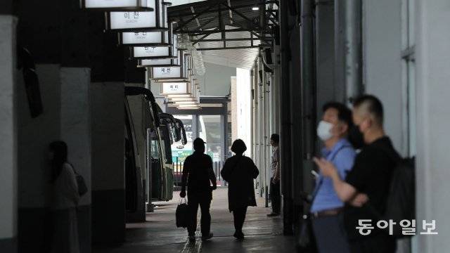 송선이 경기 평택 본가로 돌아가기 위해 버스를 탔던 고속버스터미널.