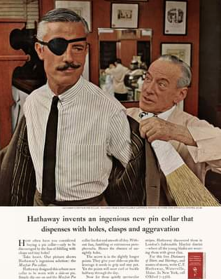 오길비의 51년 해서웨이 셔츠 광고. @ogilvy 페이스북