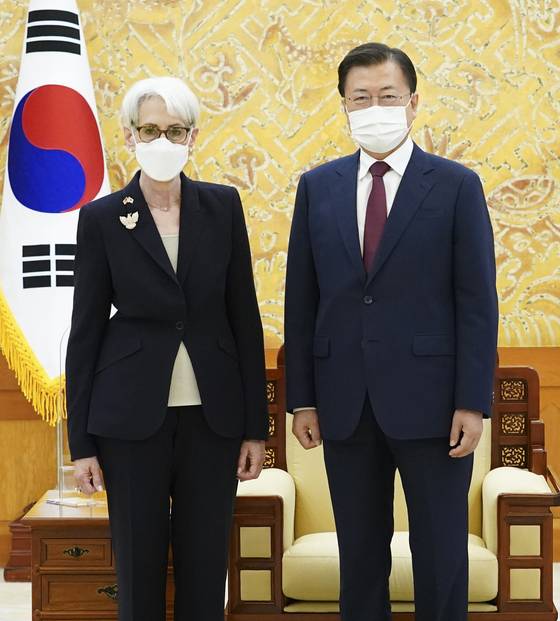 Moon, Sherman discuss dialogue with North
