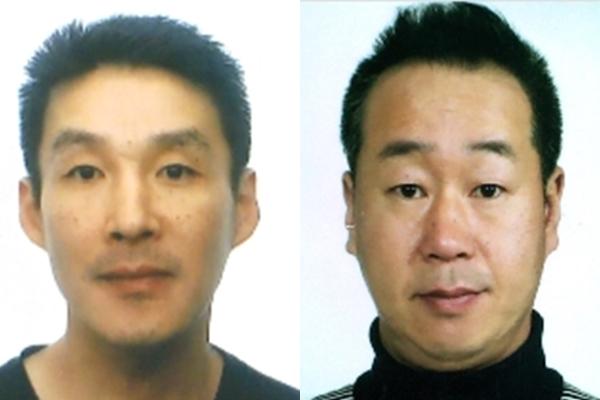 제주경찰청은 제주 중학생 살인사건 피의자 백광석(왼쪽 사진)과 김시남의 신상정보를 공개했다. 제주경찰청 제공
