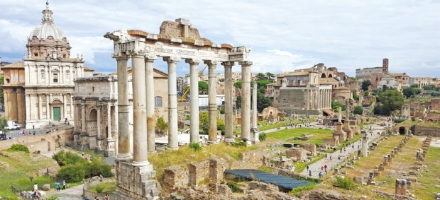 고대 로마의 중심지였던 포로 로마노 유적지. 한경DB