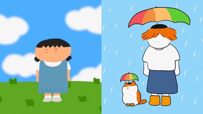 누누씨를 만들기 전에 이 작가가 그린 그림이다. (사진=이수민 작가 제공)