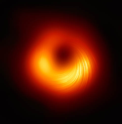 2017년 실제로 촬영된 M87 초질량 블랙홀 / 블랙홀 관측 글로벌 프로젝트 ‘EHT’ 홈페이지 갈무리