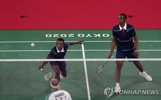 나이지리아 배드민턴 남자복식 선수들 [AP=연합뉴스 자료사진]